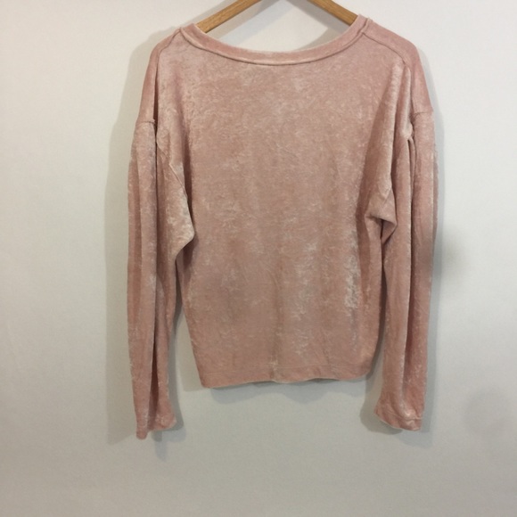 Free People Milan Velvet Balloon Sleeve Sweater - Picture 4 of 7
